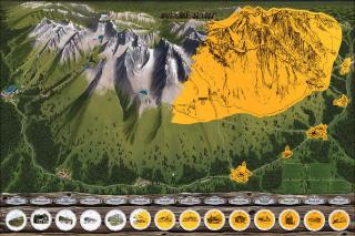 Stieracia Mapa Vysoké Tatry Deluxe - Zlatá