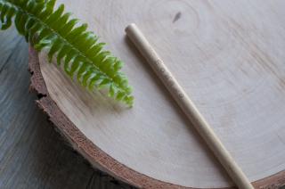 Bambusová slamka bezobalová - Mobake Nápis: Mobake