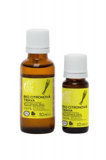 Esenciálny olej BIO Citrónová tráva / Lemongrass (Cymbopogon Flexuosus) - Tierra Verde Balenie: 10 ml (sklenená fľaštička)