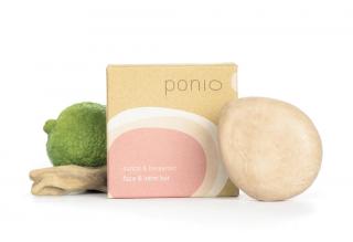 Face & intim bar Santal & Bergamot - tuhý čistič na pleť a intímnu hygienu - Ponio Balenie: papierová krabička Ponio