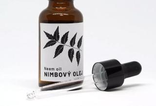 Nimbový olej (Neem Oil) - Prírodno Balenie: 30 ml tmavá sklenená fľaštička s pipetkou