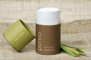 Pazúch Lemongras sodafree - prírodný deodorant bez sódy - Ponio Balenie: originál pazúch v  papierovej  kompostovateľnej tube