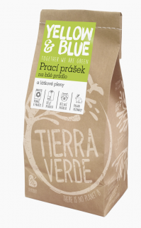 Prací prášok z mydlových orechov na bielu bielizeň a látkové plienky - Tierra Verde Balenie: 850 g (papierové vrecko)