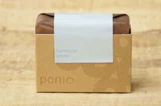 Prírodné Bambucké jemné mydlo - Ponio Balenie: originál papierová krabička Ponio (ideálne ako darček)