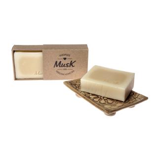 Prírodné mydlo  NEŽNÝ DOTYK  pre citlivú pokožku - MusK Balenie: papierová krabička MusK