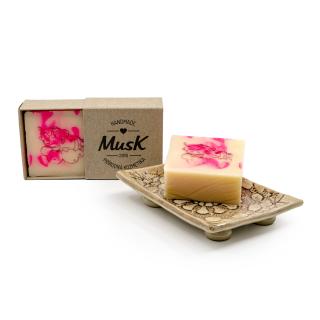 Prírodné quot;VESELÉ MYDIELKO  - Jednorožec ružový - MusK Balenie: papierová krabička MusK