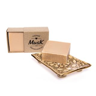 Prírodné soľné mydlo  SOĽNÝ KVET  - MusK Balenie: papierová krabička MusK