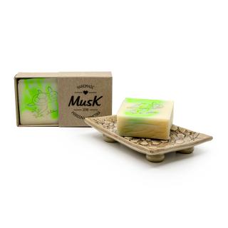 Prírodné  VESELÉ MYDIELKO  - Korytnačka zelená - MusK Balenie: papierová krabička MusK