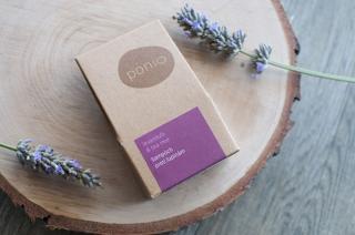 Šampúch Levanduľa & Tea tree - tuhý šampón proti lupinám - Ponio Balenie: 60 g v originál Ponio krabičke