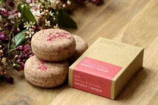 Šampúch Pink obnova & ochrana - žihľavový tuhý šampón - Ponio Balenie: 30 g v originál Ponio krabičke