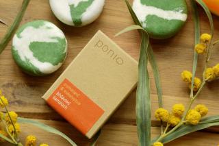Šampúch Pomaranč & Eukalyptus - žihľavový tuhý šampón - Ponio Balenie: 30 g v originál Ponio krabičke