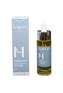 Hydratačný pleťový olej na suchú, citlivú pokožku - SAVON - HARMONY Pleťové olejové séra: 30 ml
