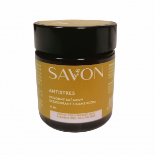 Prírodný dezodorat s kamencom - SAVON - ANTISTRES 30 ml