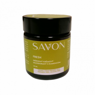 Prírodný dezodorat s kamencom - SAVON - FRESH 30 ml