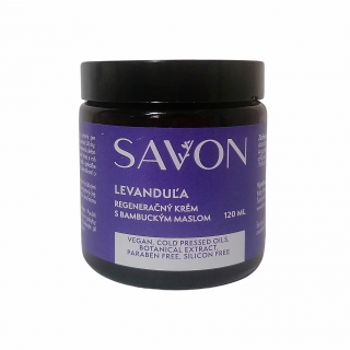 Regeneračný krém s bambuckým maslom - SAVON - LEVANDUĽA Objem: 120 ml