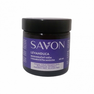 Regeneračný krém s bambuckým maslom - SAVON - LEVANDUĽA Objem: 60 ml