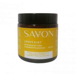 Regeneračný krém s bambuckým maslom - SAVON - LIPOVÝ KVET Objem: 120 ml