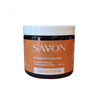 Soľný body scrub peeling 200 ml - SAVON - CITRUSOVÝ Objem: 200 ml