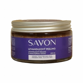 Soľný peeling s levanduľou 200 ml - SAVON - www.savon.sk