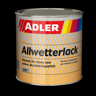 Adler ALLWETTERLACK (Bezfarebný lodný lak) Lesk  + darček k objednávke nad 40€ Velikost balenia: 0,375 l