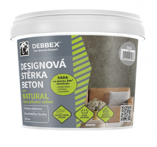 Den Braven - Designová stierka - beton SADA NATURAL 5 kg Barva: Grau