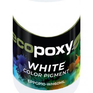 EcoPoxy (Farebné pigmenty do živice) 60ml Biela  + darček k objednávke nad 40€