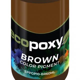 EcoPoxy (Farebné pigmenty do živice) 60ml Hnedá  + darček k objednávke nad 40€