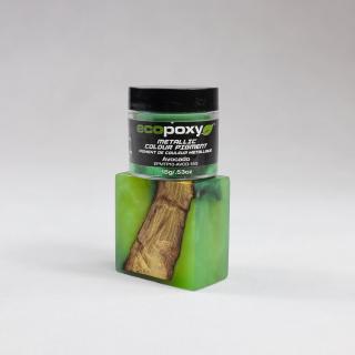 EcoPoxy (Metalické pigmenty do živice) 15g avocado  + darček k objednávke nad 40€