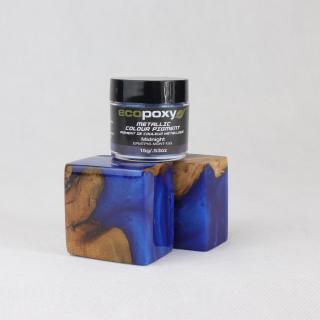 EcoPoxy (Metalické pigmenty do živice) 15g midnight  + darček k objednávke nad 40€