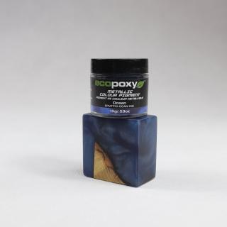 EcoPoxy (Metalické pigmenty do živice) 15g ocean  + darček k objednávke nad 40€