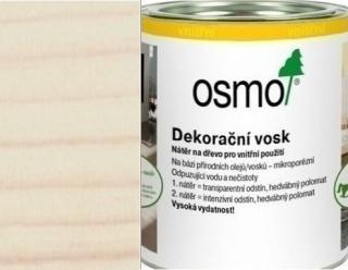 Osmo dekoračný vosk intenzívne odtiene 0,375L 3186 Biela matná  + darček k objednávke nad 40€