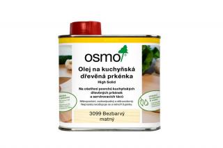 Osmo Olej na kuchyňská dřevěná prkénka 0,5L 3099 bezbarvý matný  + darček k objednávke nad 40€