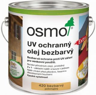 OSMO UV ochranný olej Extra 420 bezfarebný polomatný 0,75l