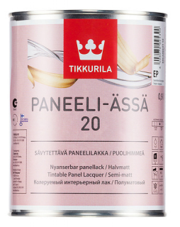 Tikkurila PANEELI-ASSA (Panel Ace Lacquer)  2,7 l POLOMAT [20]  + darček k objednávke nad 40€ odtieň TVT.: 3435 (Polku)