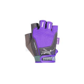 Power System dámske fitness rukavice WOMANS POWER fialové Veľkosť: M