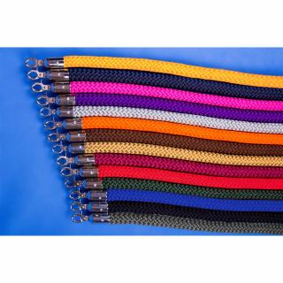 Pletené lano pre zahradzovací stĺpik nerezový Název: farba lana: bordová