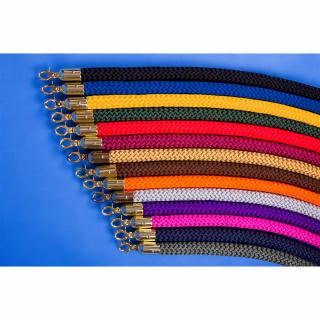 Pletené lano pre zahradzovací stĺpik zlatý Název: Farba lana: čierna