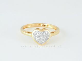 Zlatý prsteň s briliantmi 21803510