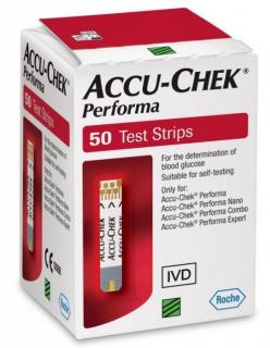 Accu-Chek Performa diagnostické prúžky 50 ks