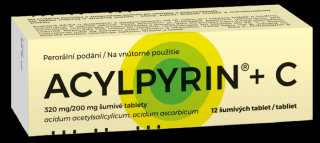 Acylpyrin C šumivé tablety 12 ks