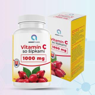 ADAMPharm Vitamín C 1000 mg so šípkami kapsúl 60 ks