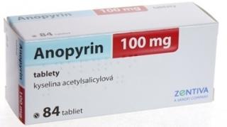 Anopyrin 100 mg 84 tabliet