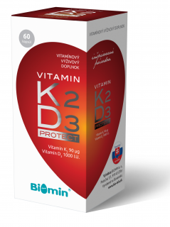 Biomin Vitamin K2 + D3 1000.I.U. Protect 60 kapsúl
