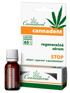 Cannaderm CANNADENT regeneračné sérum na afty a opary 5 ml