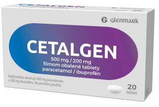 Cetalgen 500 mg/200 mg 20 tabliet