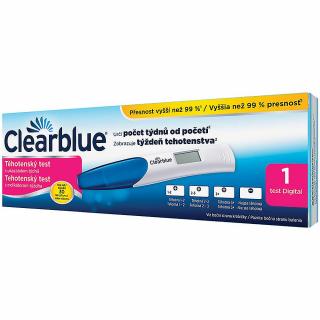 Clearblue tehotenský test s indikátorom týždňa 1 ks