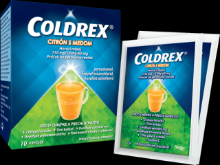 Coldrex horúci nápoj citrón s medom 10 ks