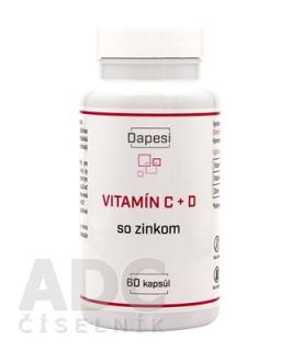 Dapesi Vitamín C + D3 so zinkom 60 kapsúl