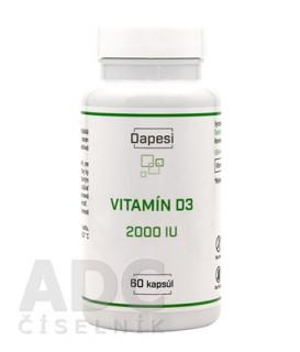Dapesi Vitamín D3 2000 IU 60 kapsúl
