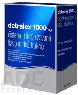 Detralex 1000 mg perorálna suspenzia vo vrecku 30x1000 mg